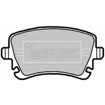 BORG & BECK BBP2139 - Jeu de 4 plaquettes de frein arrière