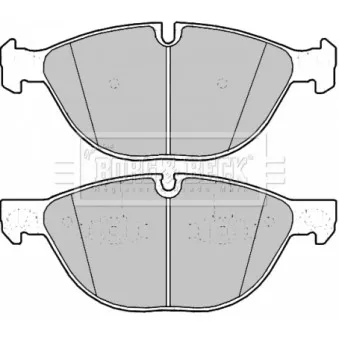 Jeu de 4 plaquettes de frein avant BORG & BECK OEM 34116778048