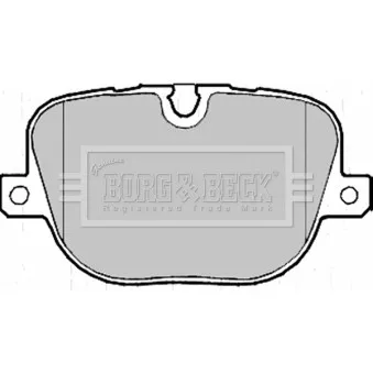 BORG & BECK BBP2215 - Jeu de 4 plaquettes de frein arrière