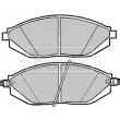 BORG & BECK BBP2301 - Jeu de 4 plaquettes de frein avant