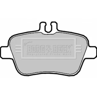 BORG & BECK BBP2329 - Jeu de 4 plaquettes de frein arrière