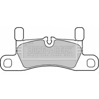 Jeu de 4 plaquettes de frein arrière BORG & BECK OEM 99135293902