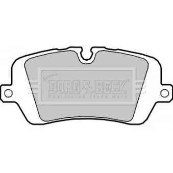 BORG & BECK BBP2415 - Jeu de 4 plaquettes de frein arrière