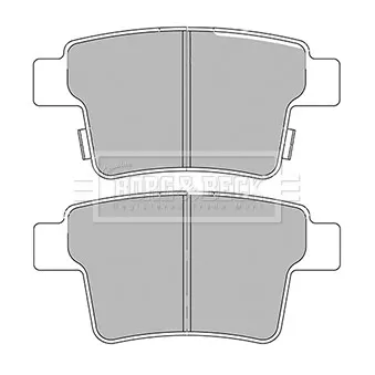 Jeu de 4 plaquettes de frein arrière BORG & BECK OEM PW891182