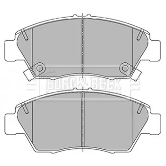 Jeu de 4 plaquettes de frein avant BORG & BECK OEM 05P1591