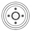 BORG & BECK BBR7055 - Tambour de frein