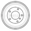 BORG & BECK BBR7069 - Tambour de frein