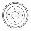 BORG & BECK BBR7097 - Tambour de frein