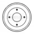 BORG & BECK BBR7105 - Tambour de frein