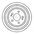 BORG & BECK BBR7166 - Tambour de frein