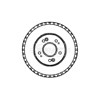 Tambour de frein BORG & BECK OEM 0K56A26251A