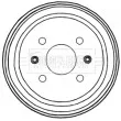 BORG & BECK BBR7228 - Tambour de frein