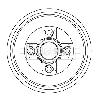 Tambour de frein BORG & BECK OEM 4706672