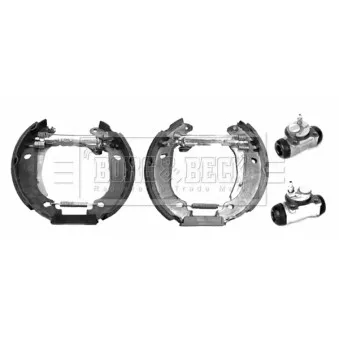 BORG & BECK BBS1058K - Kit de freins arrière (prémontés)