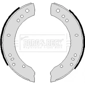 Jeu de mâchoires de frein BORG & BECK OEM GBS805