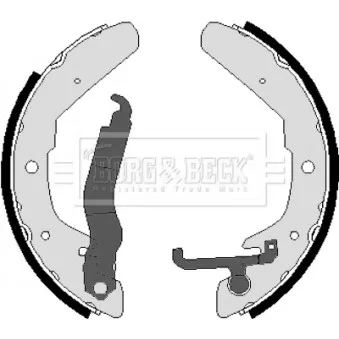 Jeu de mâchoires de frein BORG & BECK BBS6041