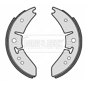 BORG & BECK BBS6080 - Jeu de mâchoires de frein