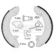 BORG & BECK BBS6097 - Jeu de mâchoires de frein