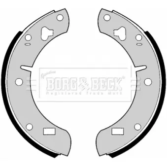 Jeu de mâchoires de frein BORG & BECK OEM GBS740