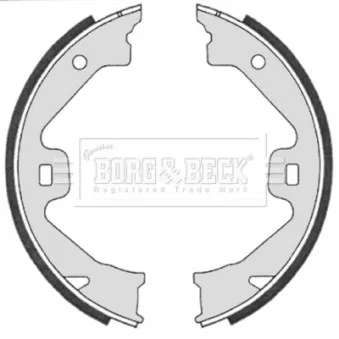 Jeu de mâchoires de frein BORG & BECK OEM SFS100190