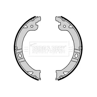 Jeu de mâchoires de frein BORG & BECK OEM 4882576