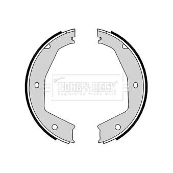 Jeu de mâchoires de frein BORG & BECK OEM CBC2437