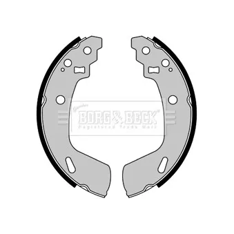 Jeu de mâchoires de frein BORG & BECK OEM 5320068L01
