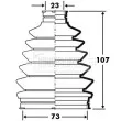 BORG & BECK BCB2375 - Joint-soufflet, arbre de commande