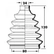 BORG & BECK BCB6029 - Joint-soufflet, arbre de commande