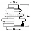 Joint-soufflet, arbre de commande BORG & BECK [BCB6063]
