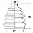 BORG & BECK BCB6077 - Joint-soufflet, arbre de commande