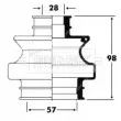 BORG & BECK BCB6093 - Joint-soufflet, arbre de commande