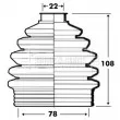BORG & BECK BCB6098 - Joint-soufflet, arbre de commande