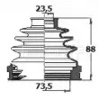 Joint-soufflet, arbre de commande BORG & BECK [BCB6133]