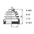 Joint-soufflet, arbre de commande BORG & BECK [BCB6164]