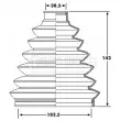 Joint-soufflet, arbre de commande BORG & BECK [BCB6181]