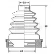 Joint-soufflet, arbre de commande BORG & BECK [BCB6190]