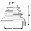 BORG & BECK BCB6192 - Joint-soufflet, arbre de commande