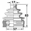 BORG & BECK BCB6239 - Joint-soufflet, arbre de commande