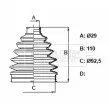 Joint-soufflet, arbre de commande BORG & BECK [BCB6380]