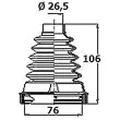 BORG & BECK BCB6400 - Joint-soufflet, arbre de commande