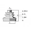 BORG & BECK BCB6424 - Joint-soufflet, arbre de commande