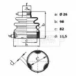 Joint-soufflet, arbre de commande BORG & BECK [BCB6433]