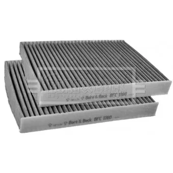Filtre, air de l'habitacle BORG & BECK OEM 64119163329