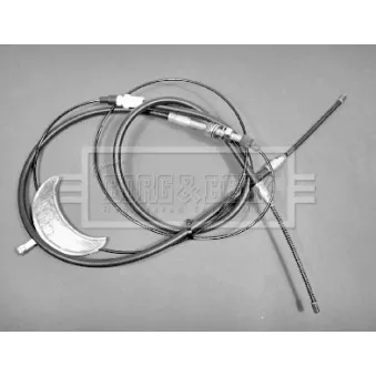 Tirette à câble, frein de stationnement BORG & BECK BKB1213