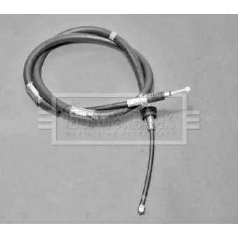 Tirette à câble, frein de stationnement BORG & BECK BKB1424