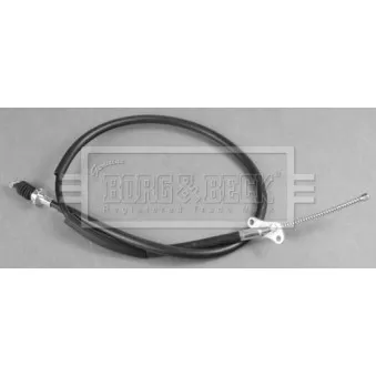 Tirette à câble, frein de stationnement BORG & BECK BKB1743
