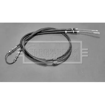 Tirette à câble, frein de stationnement BORG & BECK BKB1772