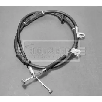 Tirette à câble, frein de stationnement BORG & BECK BKB1797