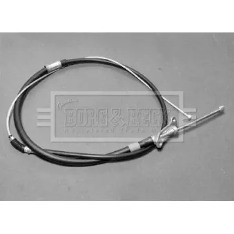 Tirette à câble, frein de stationnement BORG & BECK BKB1802